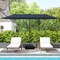 13FT Outdoor Patio Umbrella with Solar LED Lights for Backyard Relaxation